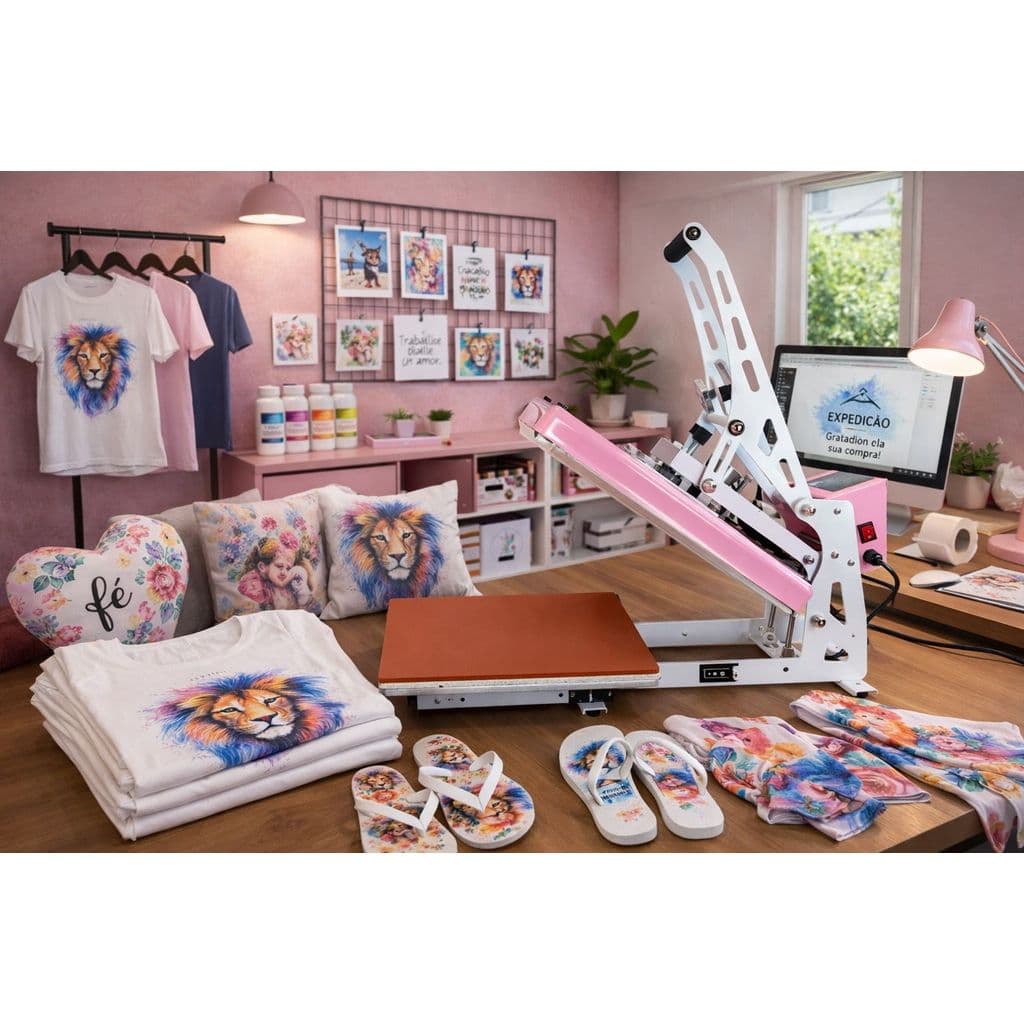 Prensa Térmica Para Camisetas Plana 33x45 DTF 110v Xsubly