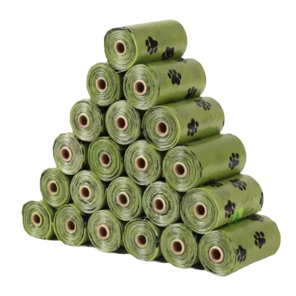 Sacos biodegradáveis para coleta de resíduos de animais de estimação, espessados, portáteis, descartáveis para resíduos