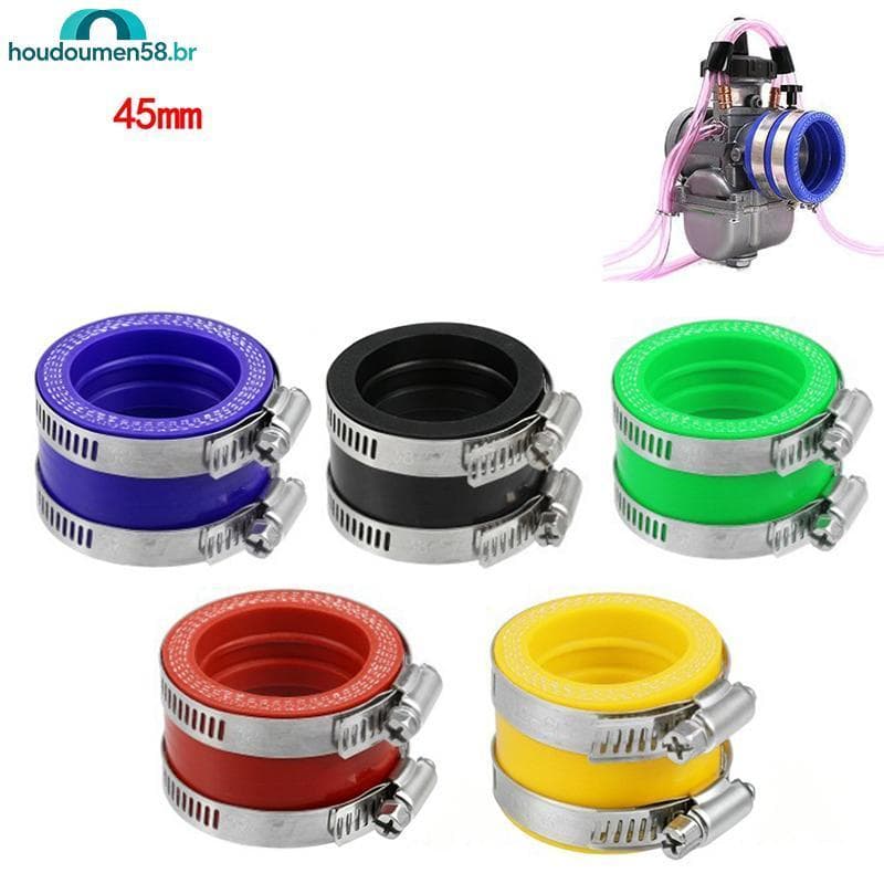 Adaptador De Entrada De Carburador HOUDO Tubo De Borracha 35mm 40mm 45mm Para Motocicleta Qui Instalar Manutenção Do Mot