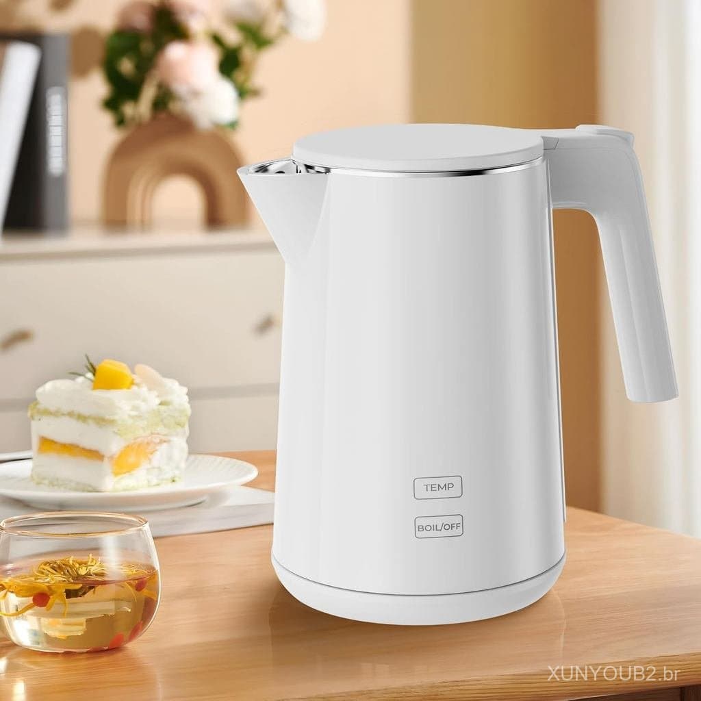 Chaleira Elétrica 1.0L 1200W, 7 Configurações de Temperatura, Manutenção de Temperatura por 4 Horas, Chaleira Elétrica d