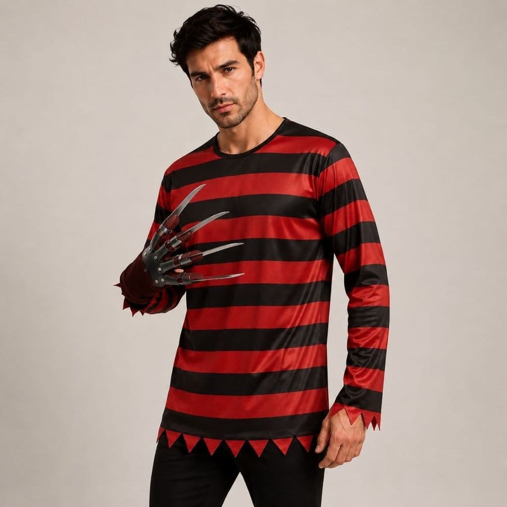 Luva do Freddy Krueger com Lâminas Fantasia Halloween