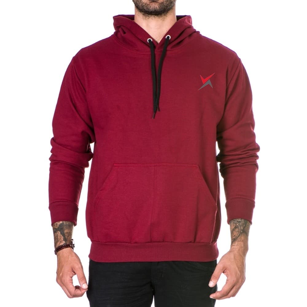 Blusa Moletom Masculina Flanelado com Bolso e Capuz Dexshoes Xtreme