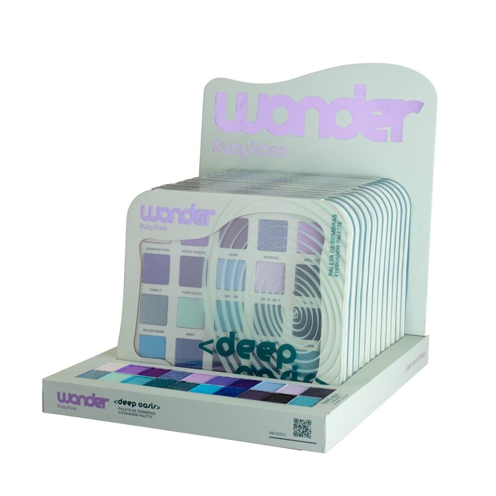 Box Paleta De Sombras Ruby Rose Deep Oasis Wonder 12 Unid Deep Oasis Wonder