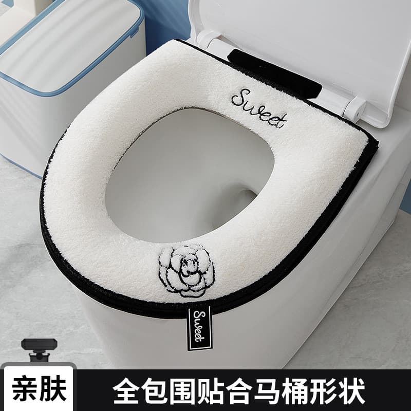 Xiaoxiangfeng assento de vaso sanitário almofada de assento de vaso sanitário capa de vaso sanitário engrossado macio pe