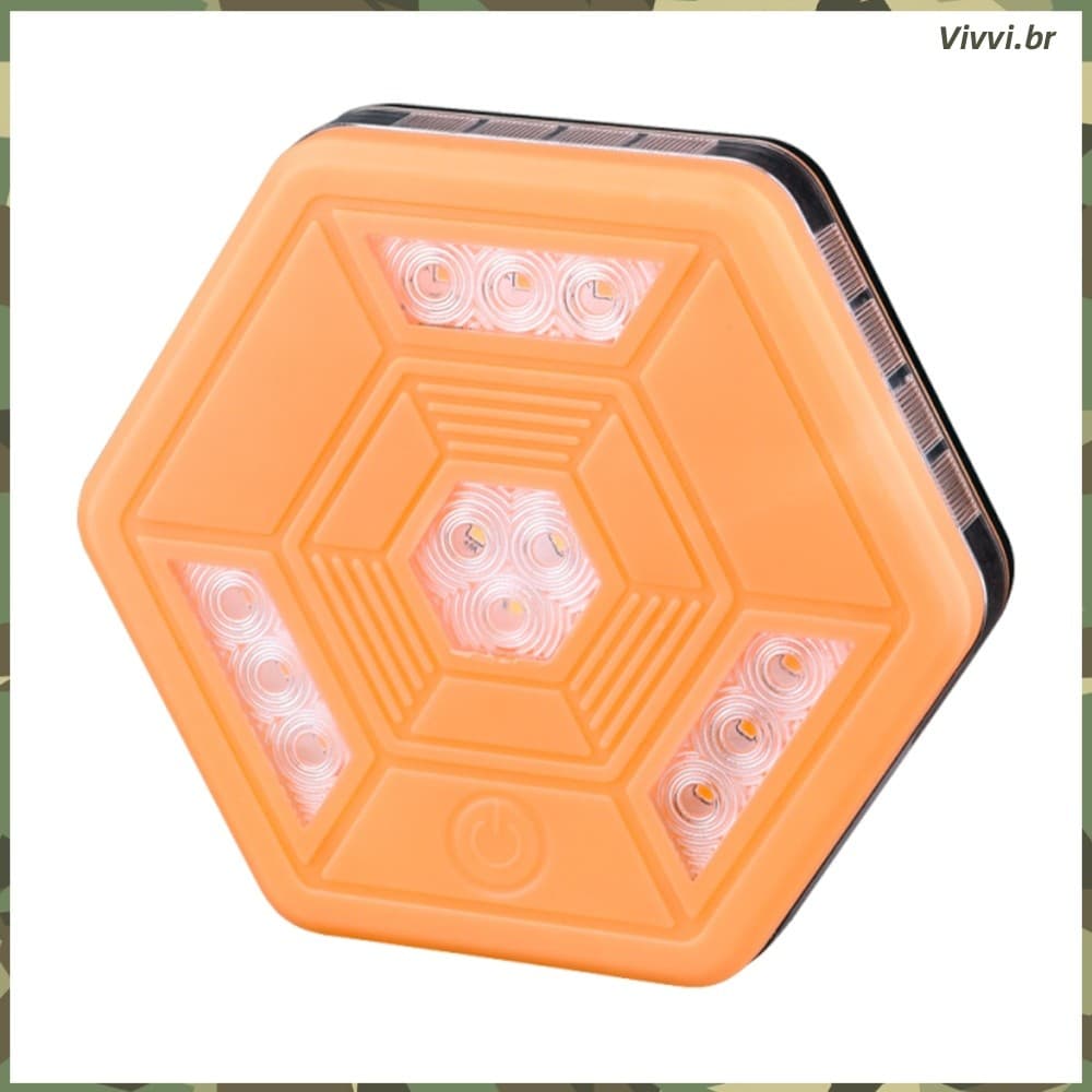 Laranja LED Luzes De Sinal De Segurança Automática Multifuncional Para Reparação Iluminação Compacto Durável Garagem Est