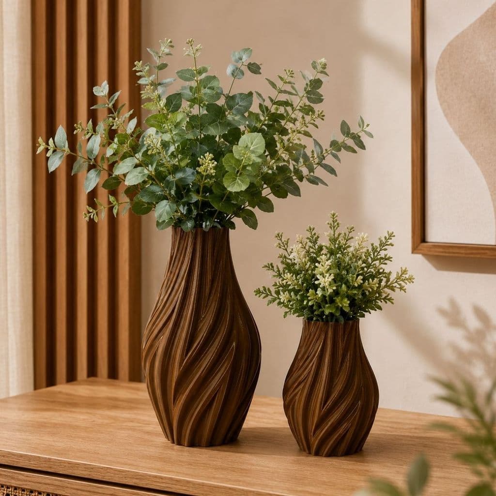 Conjunto 2 Vasos Decorativos Decoração Moderna para Casa