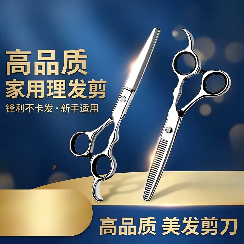 Tesoura de corte de cabelo profissional doméstico cabeleireiro corte de cabelo dedicado desbaste corte de cabelo Bang