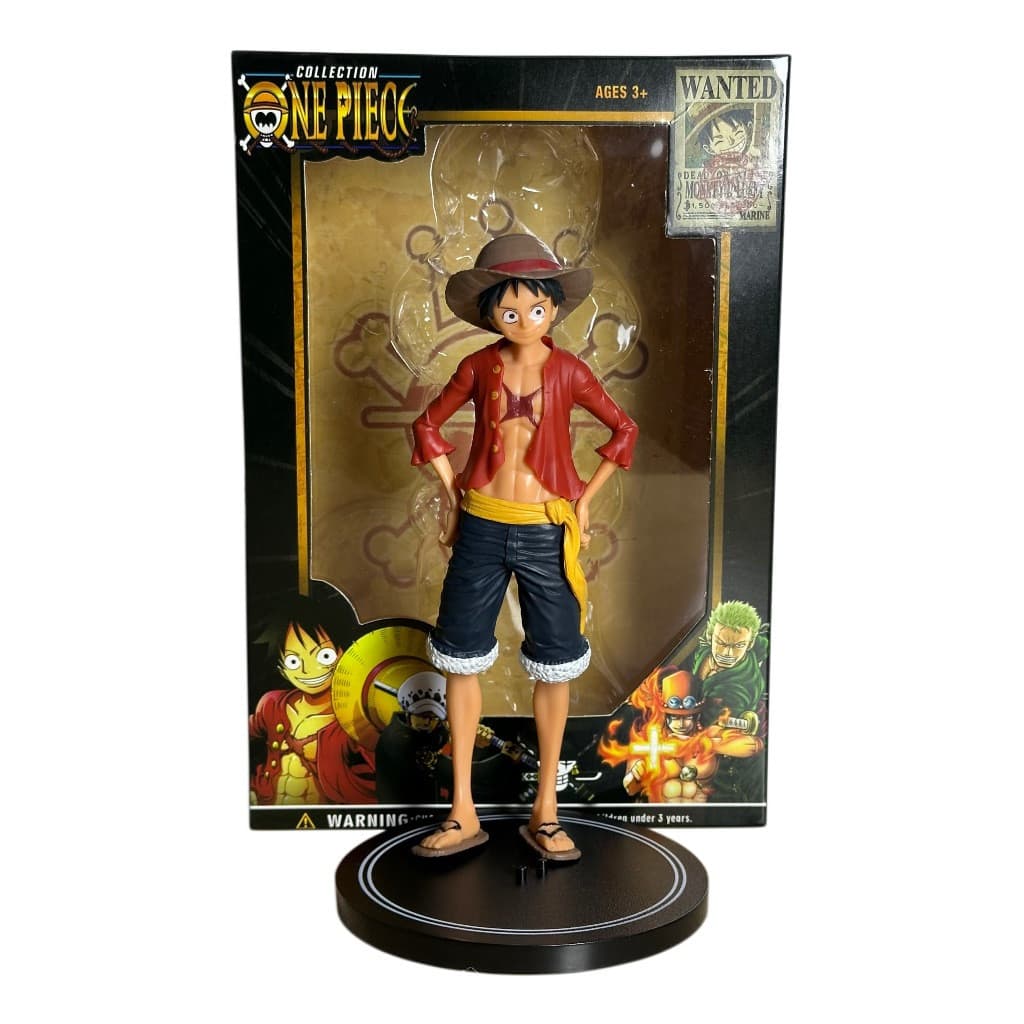 Boneco Luffy PVC Monkey D. Luffy One Piece Com Caixa Action Figure Anime Estátua Colecionável