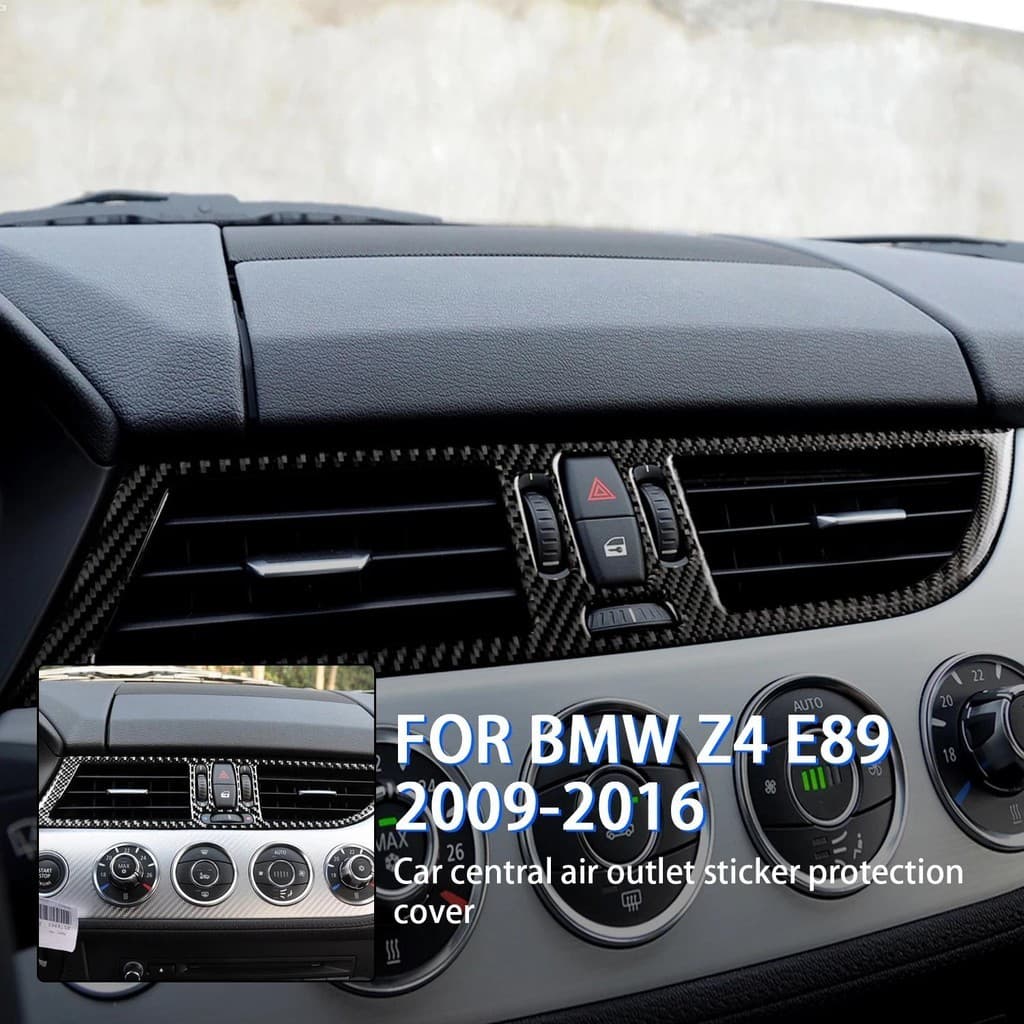 Adesivo De Saída De Ar Central Do Carro , Capa De Proteção , Guarnição , Acessórios Interiores Para BMW Z4 E89 2009-2016