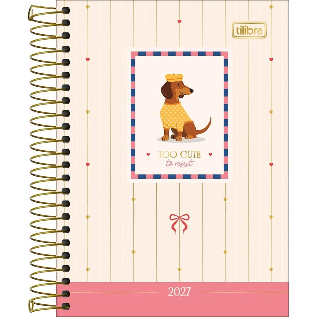 Agenda Espiral Brownie 2027 - Tilibra M3