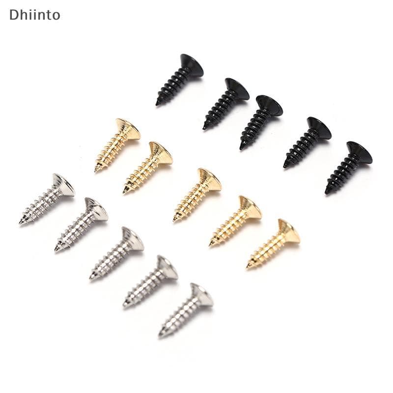 [Dhiint] 25 Peças De Parafuso De Guitarra Elétrica Para Montagem De Placa Piguard Ba DIY Luthier Tool 3mm