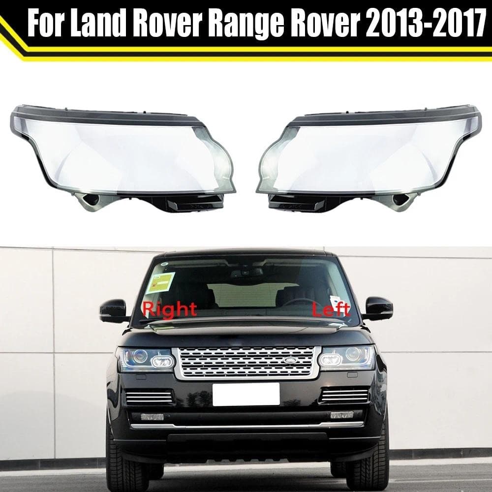 Para Land Rover Range 2013 2014 2015 2016 2017 Capa Do Farol Dianteiro Carro Auto Lente Automática Abajur Caso