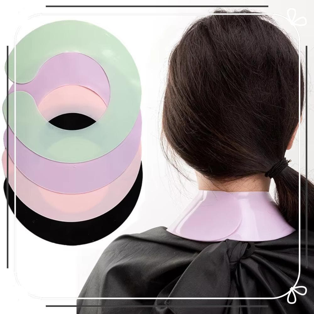 Protetor De Pescoço Para Salão De Beleza , Capa De Cabeleireiro Ajustável De Silicone , Reutilizável , Colar De Corte De