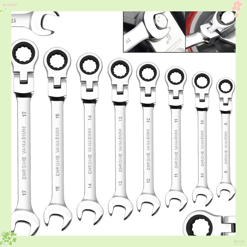 Chaves Combinadas De Catraca Inteligente , Chave De Cabeças Duplas De 6-22 Mm E 72 Dentes , Ferramentas Manuais De Cabeç