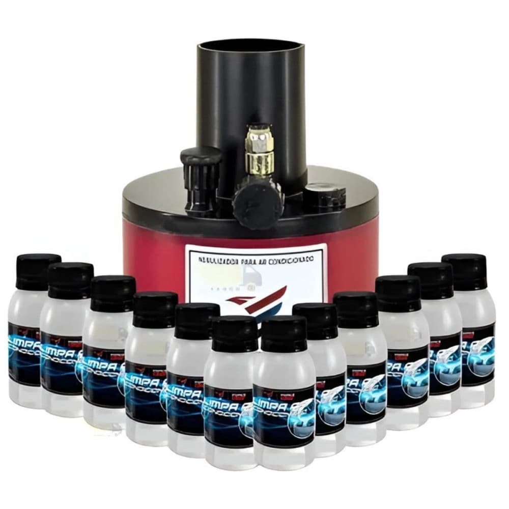 Máquina Nebulizadora Automotivo + 12 Limpa Ar Condicionado