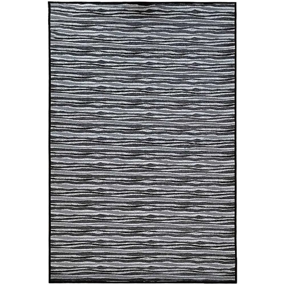 Tapete Sala Quarto Preto 1,40 X 2,00 Pratik Des 06 Antider.