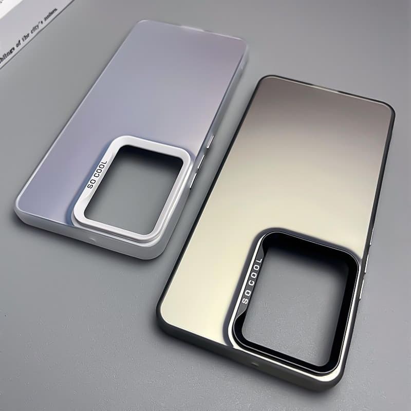 Capinha À Prova De Choque Para Xiaomi Mi Poco X3 X5 X6 M6 M7 Pro 4G 5G Capa De Luxo Metálica Aurora Pele Fosca