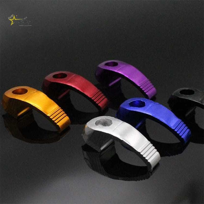 Awhrtwb Universal Motocicleta Gancho Liga De Alumínio Capacete Único Furo Para Bicicleta Sujeira Scooter Elétrico Novo