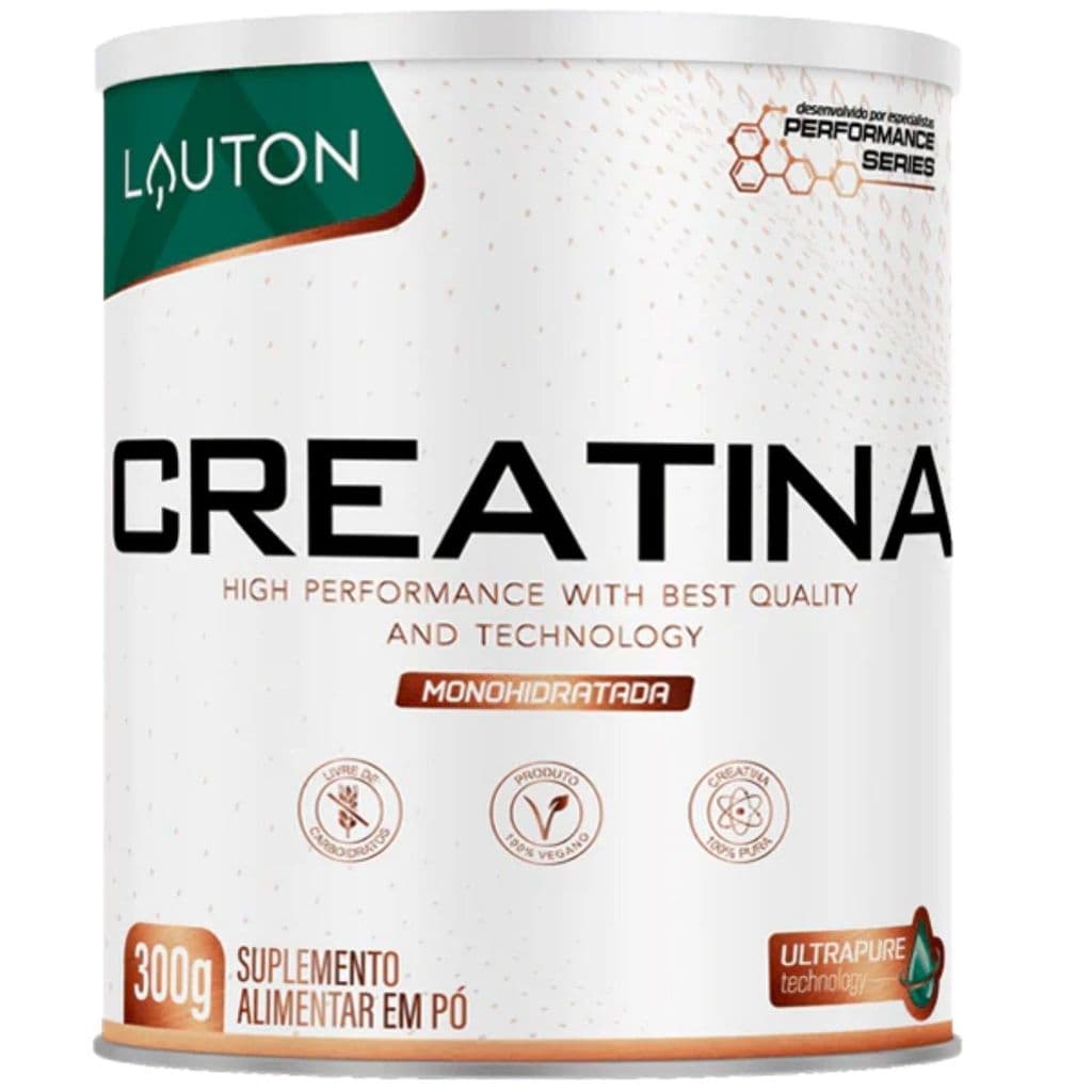 Creatina 100% Pure 300g Sem Sabor Lauton Nutrition