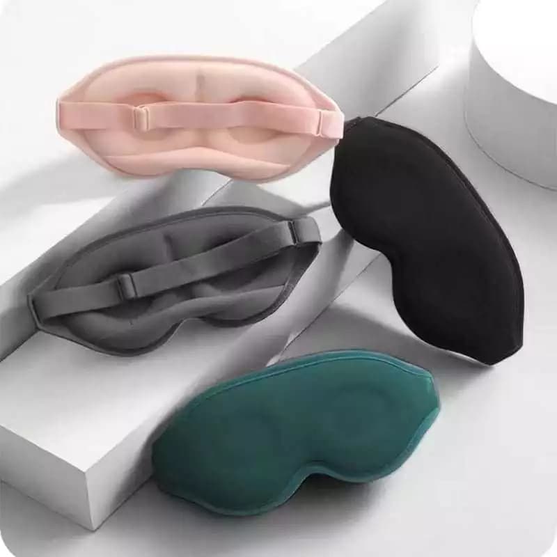 Máscara Tapa Olho Confortável 3D Design Da Asa Do Nariz À Prova De Luz Sem Pressão