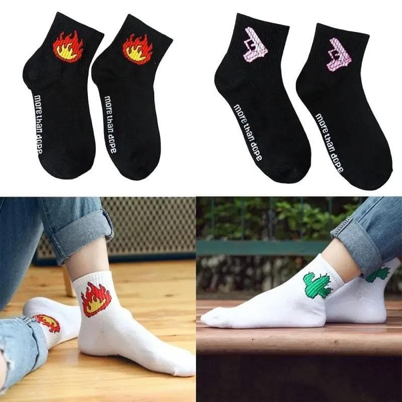 Meias Femininas De Algodão – Design Bonito E Confortável