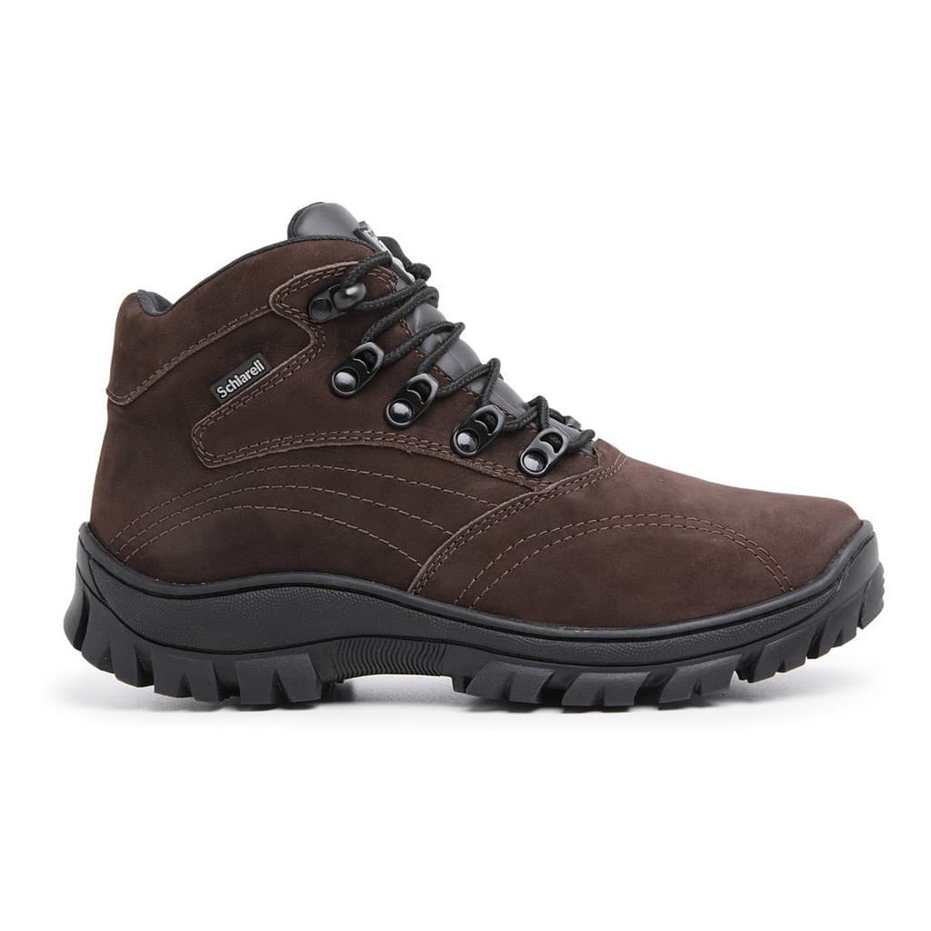 Coturno Bota Militar Masculina Couro Adventure