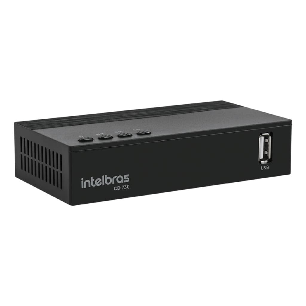 Conversor Digital de TV com Gravador CD 730 Preto Intelbras