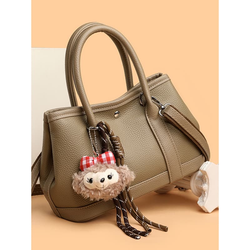 Couro genuíno Mini saco de jardim feminino All-Match sacola High-End sentir 2025 novo estilo Commuter bolsa ombro Messen