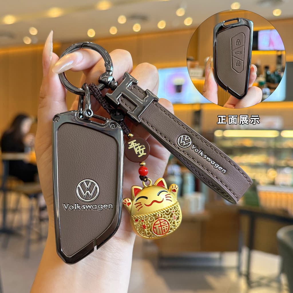 Volkswagen Sagitar chave capa Quest Mountain carro megitário Lavida id3 escudo 4 Golf 8 Range Rover Lingdu l fivela vist