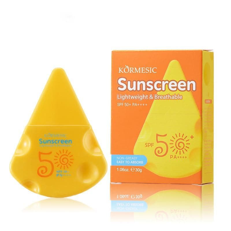 Protetor Solar 5 em 1 de Amplo Espectro SPF50+ PA++++, Essência Aquosa Leve, Forte Proteção UVA/UVB, Resistente à Água,