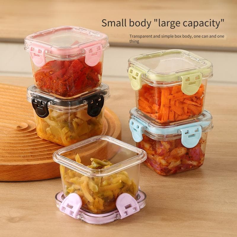 Mini Caixas De Armazenamento De Geladeira , 2 Pacotes , Transparente , Sub-Frutas Para Crianças , Conservantes De Qualid