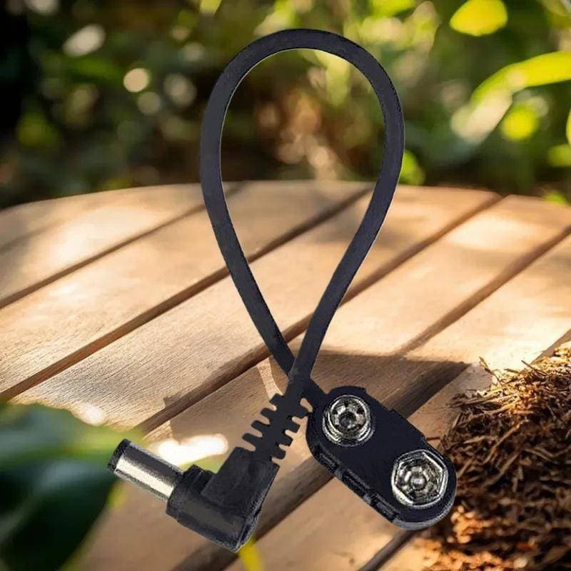 Pedal De Efeito 9V , Conversor De Clipe De Bateria , Cabo De Alimentação , Conector De Pressão Para De Guitarra , Adapta