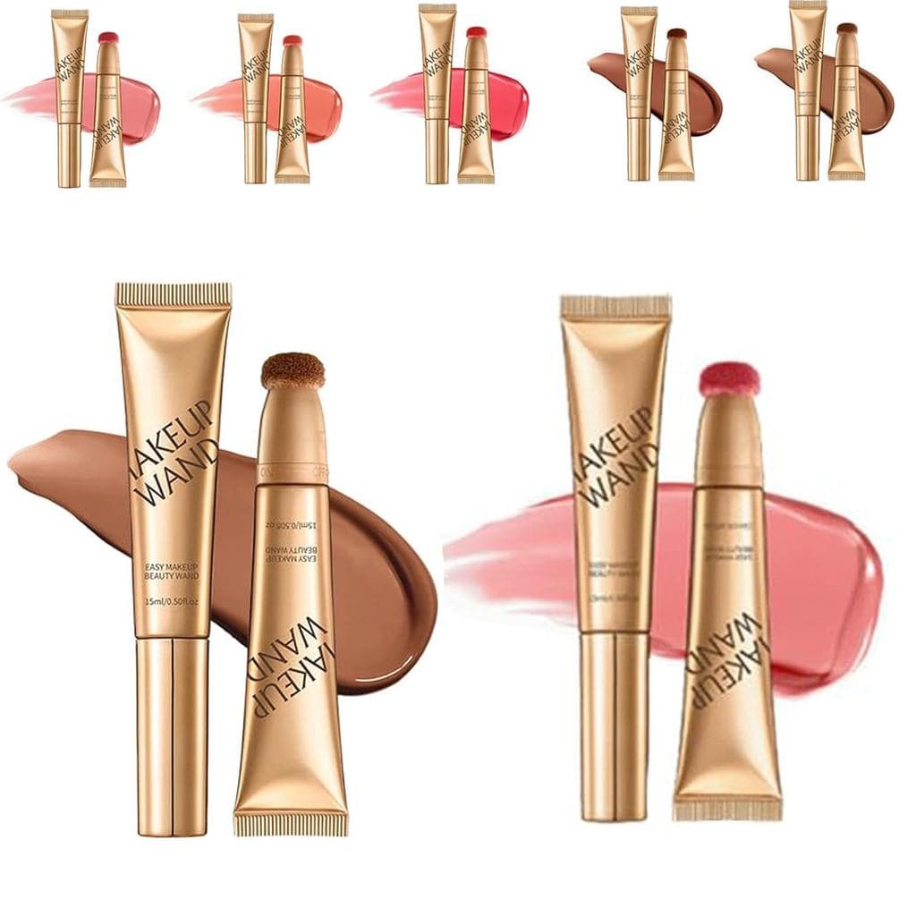 Tenddaily Sculpt Tape & Blush Tape Duo - Blush, Bastão de Contorno e Duo, Bastões de Blush Líquido para Mulheres,