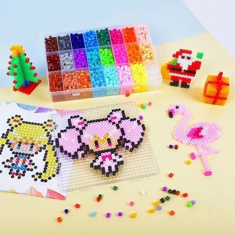 Kit 6300 Peças Conjunto Mini Hama Beads De 2.6 Mm Alta qualidade