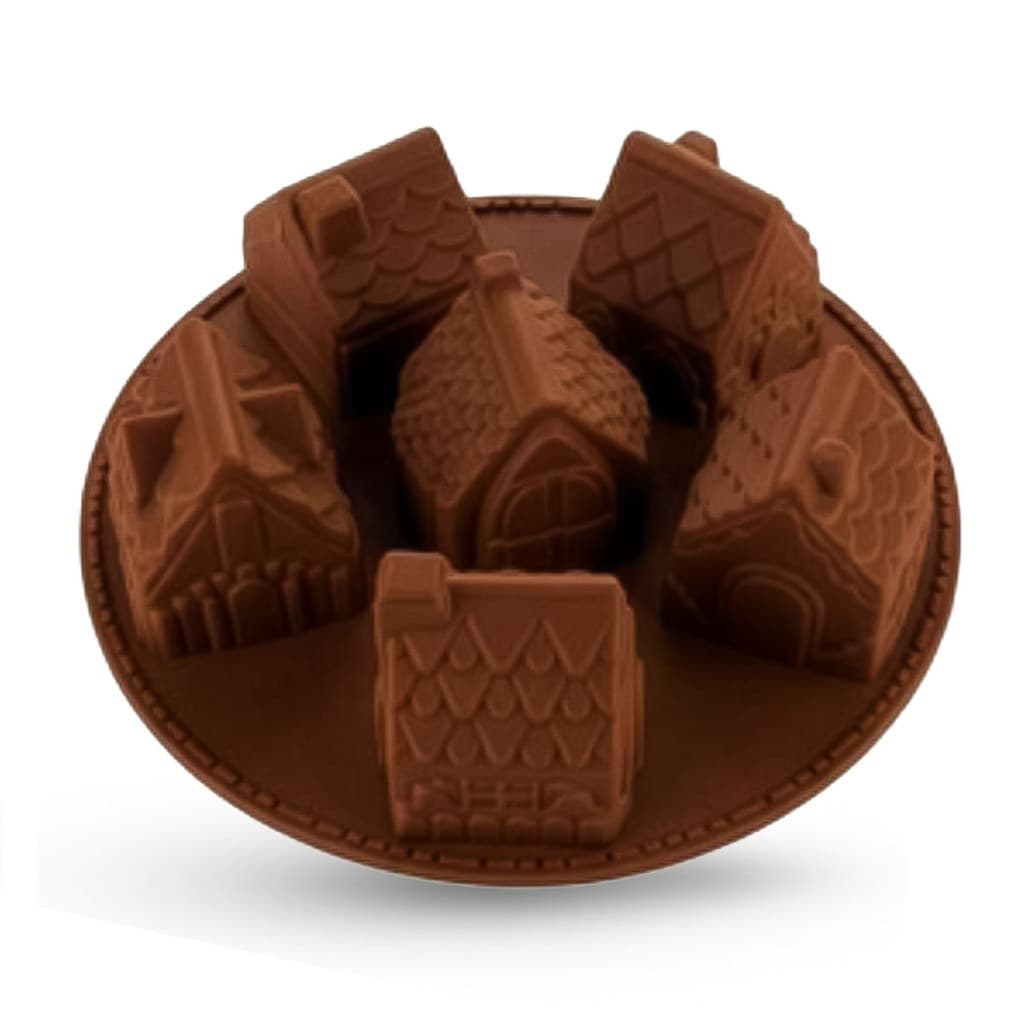 Forma de Silicone Dona Jura Casinha Decor 26x6,5cm
