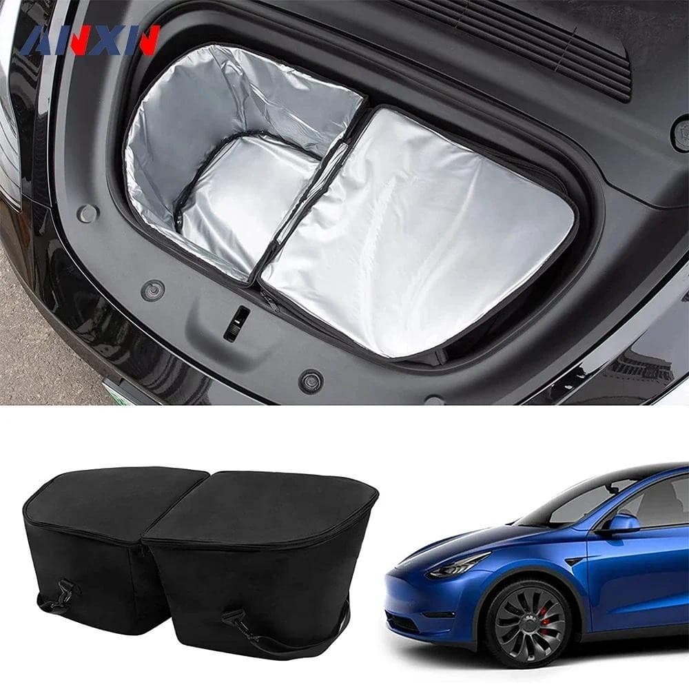 Para Tesla Modelo Y 3 Highland Frunk Cooler Organizador Saco De Isolamento Frente Tronco Armazenamento Isolado Refrigera