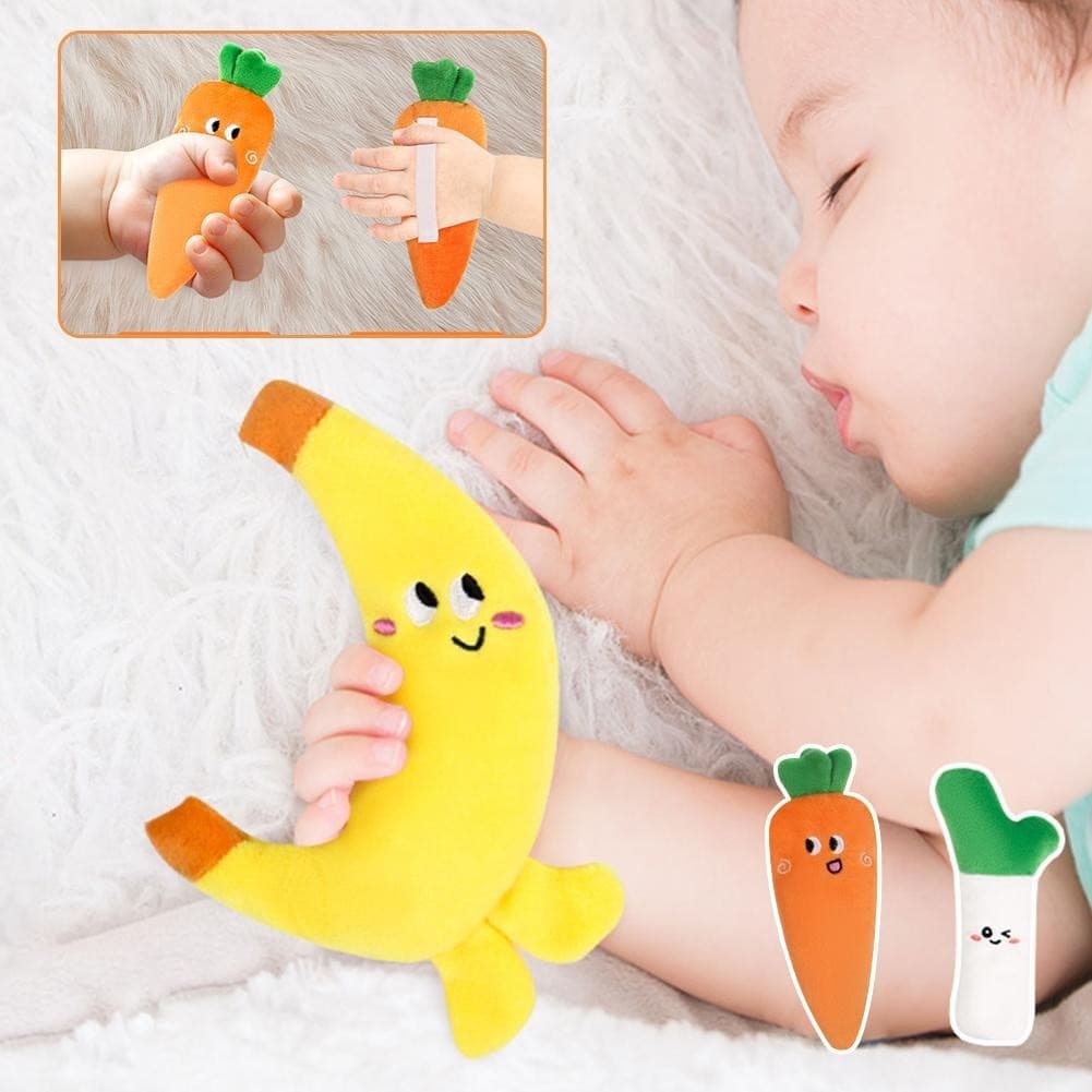 Bebê Anti-Susto Aperto De Mão Cenoura Boneca Calmante Ajuda Brinquedo Sono W2f4