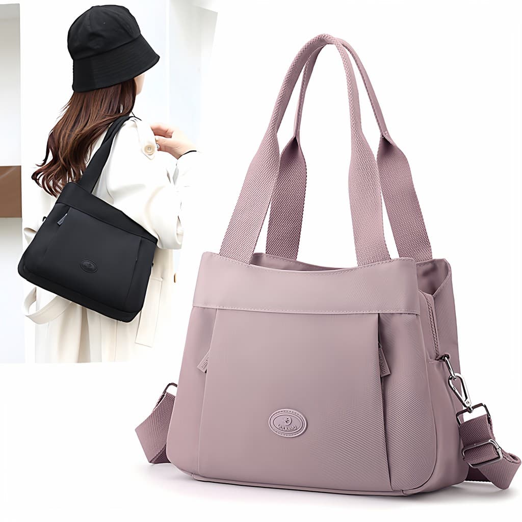 Oxford pano bolsa de ombro nova bolsa Casual All-Match grande capacidade saco do mensageiro leve náilon pano mãe saco fe