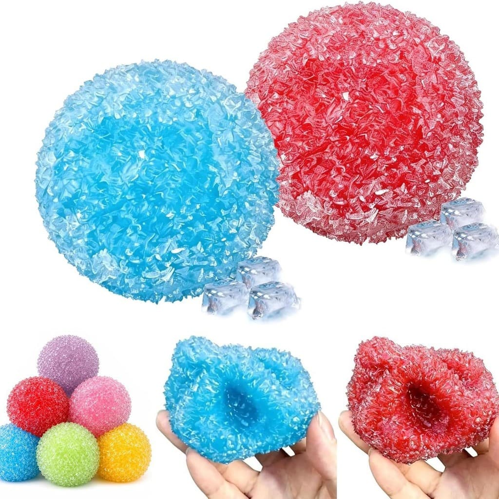 Novo produto Smoothie bola feita à mão bola barulhenta série de controle de voz brinquedo de descompressão de plástico p