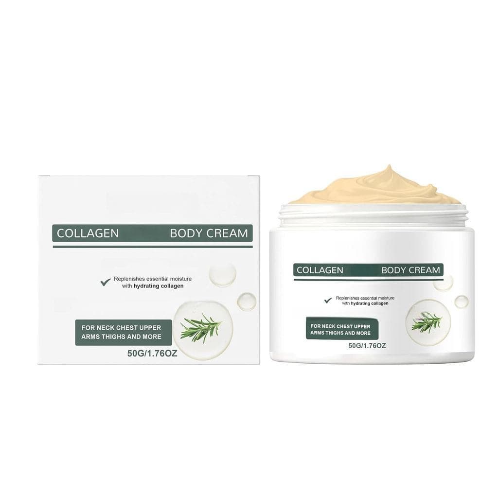 Creme Corporal de Colágeno Hidratante, Leve, Não Oleoso, para Cuidados Diários de Mulheres e Homens, 1.76oz (1 unidade)