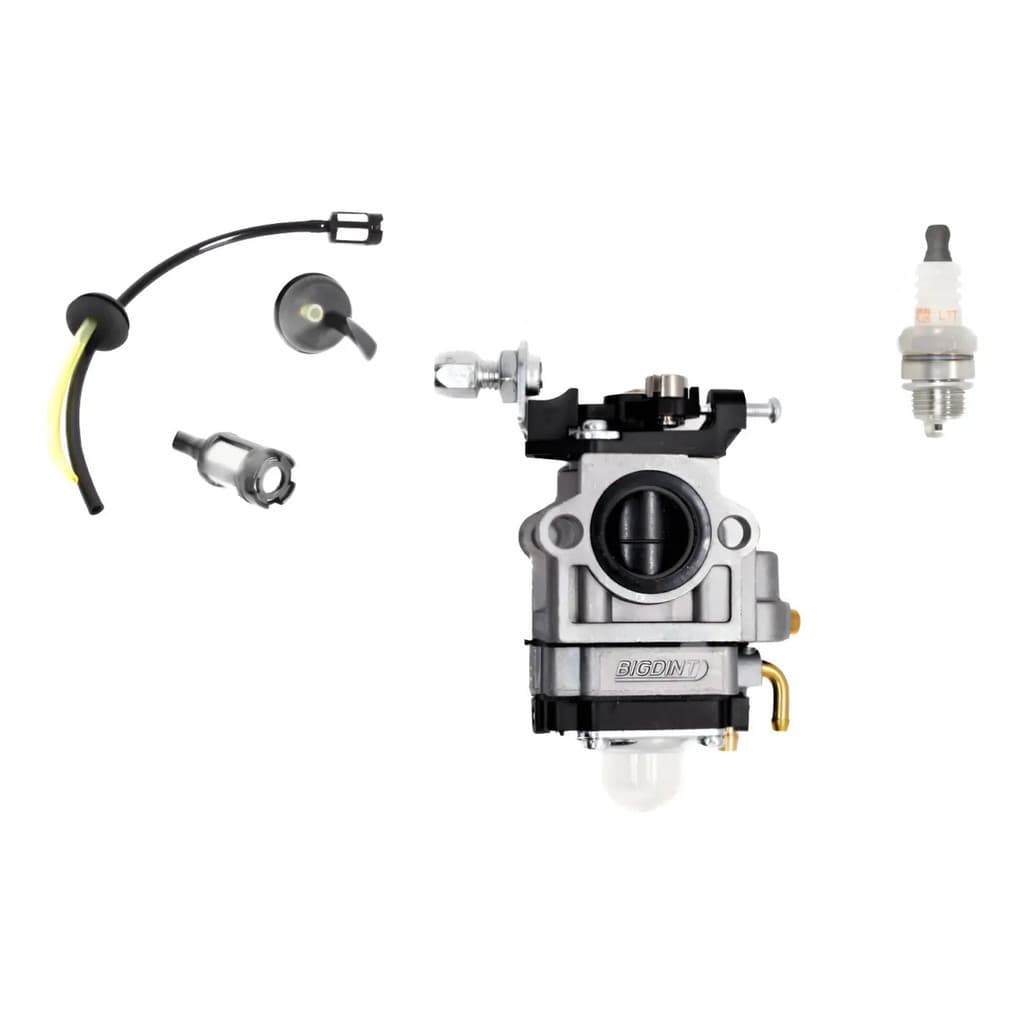 Kit Carburador Vela Mangueira Gasolina Roçadeira 43cc 52cc