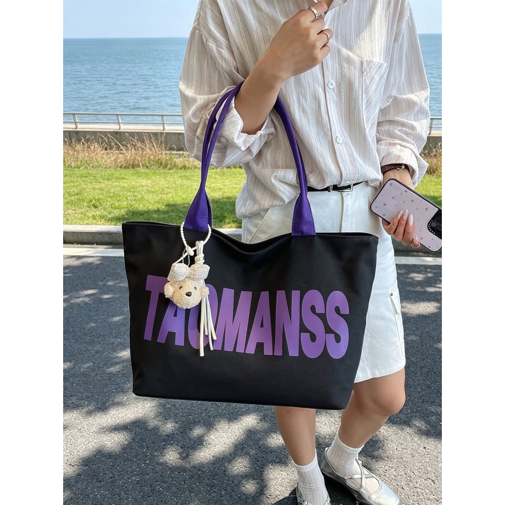 Bolsa de grande capacidade feminina 2026 novo estilo moda All-Match bolsa feminina Commuter sacola de compras Casual de