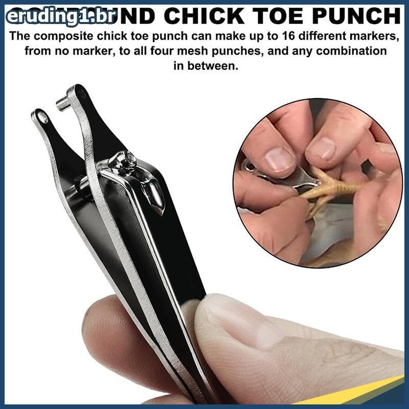 erudi Chien Toe Punch-Ferramenta De Identificação Permanente Para Chis , Dulings E Ratos , Marcação De Ouvido Dedos Dos