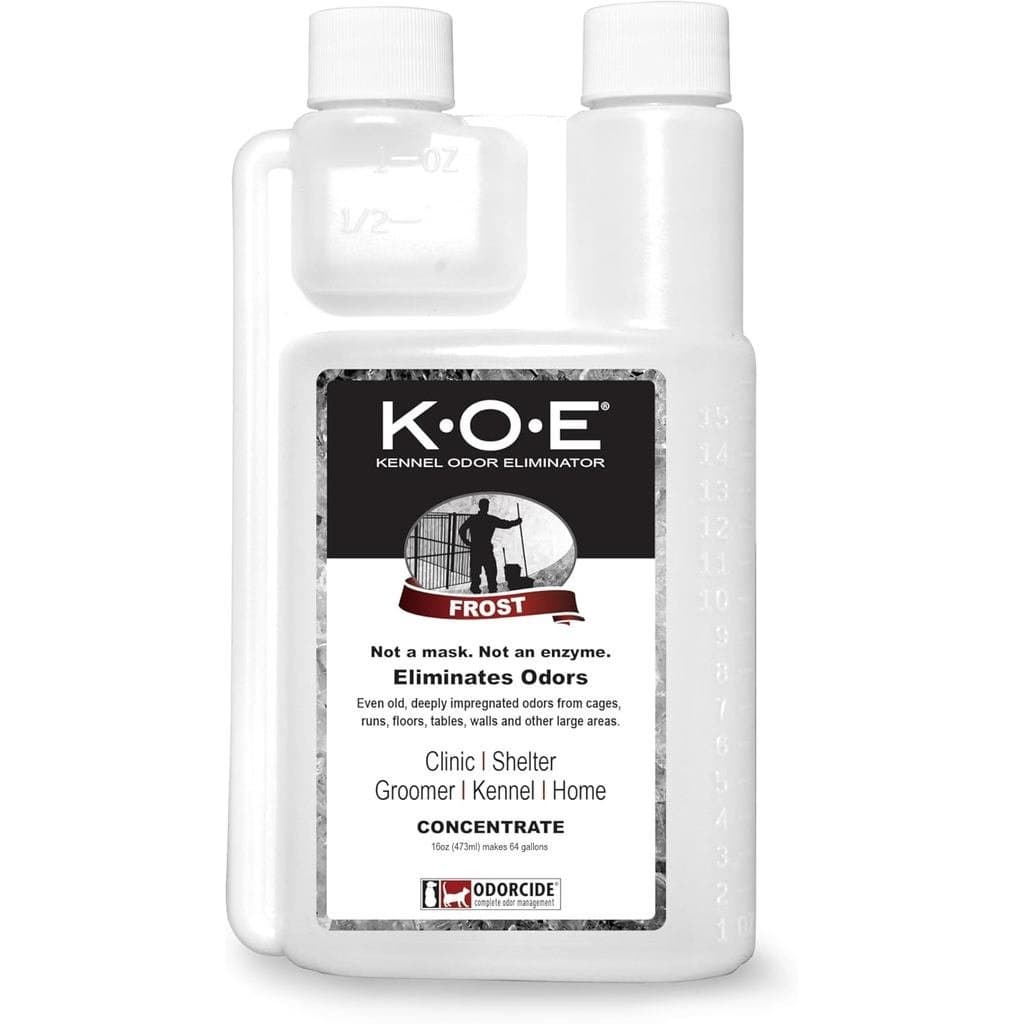 Odorcide K.O.E Concentrado Eliminador de Odor para Canis – Para Gaiolas, Áreas de Exercício e Mais – Para Casa e Canil c
