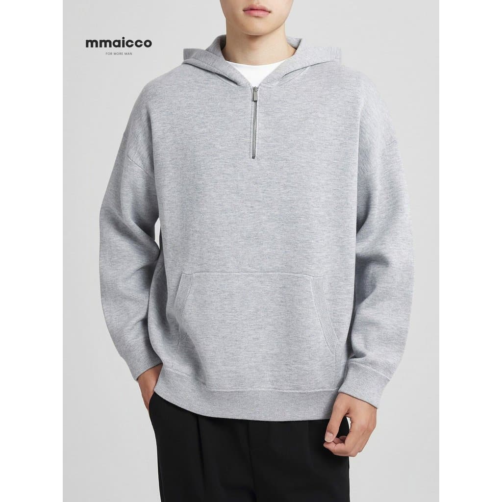 Momaike roupas masculinas 2025 outono inverno novo estilo infravermelho distante radiação aquecimento com capuz camisola