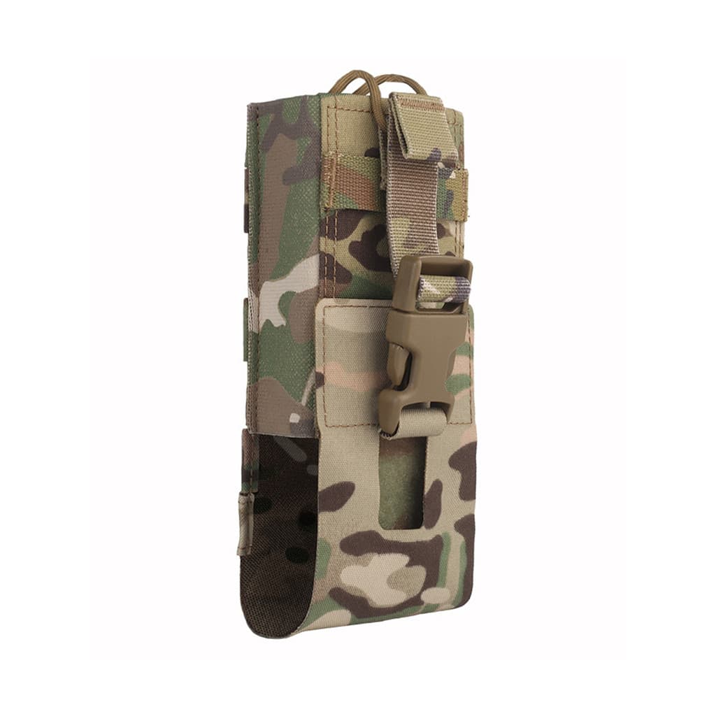 Molle leve Universal saco de rádio caso protetor ao ar livre tático colete estação mão Walkie-Talkie cinto acessório sac