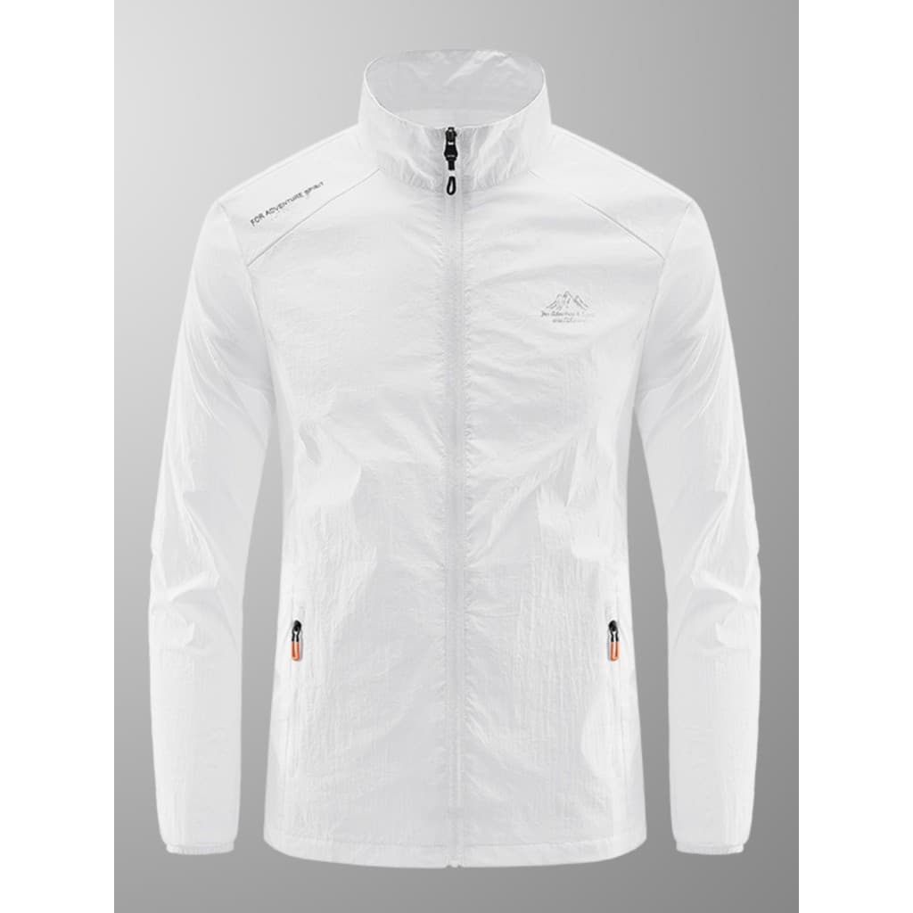 Protetor solar de seda gelo roupas masculinas verão estilo fino respirável Anti-ultravioleta 2026 novo estilo ao ar livr