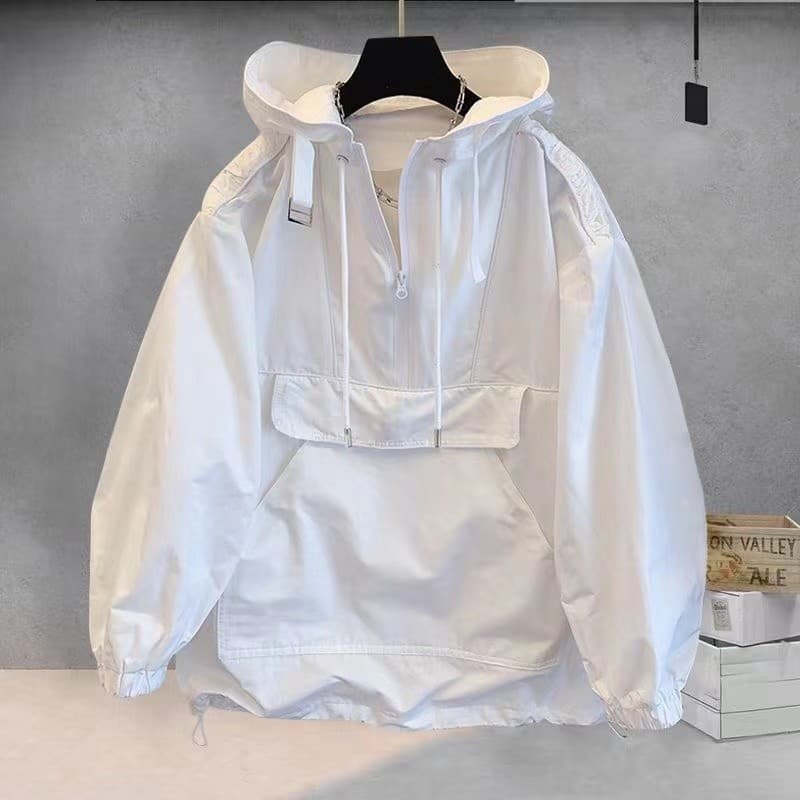 Verão estilo fino casal usar roupas protetor solar venda quente na moda All-match jaqueta Design solto sentido ferrament