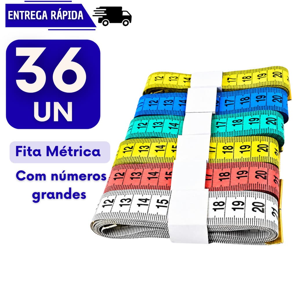 36 Fita Metrica 150cm Corporal Costureira Costura Fitness Medição Corpo Flexível Fitas Trenas Metricas Corpo Medir
