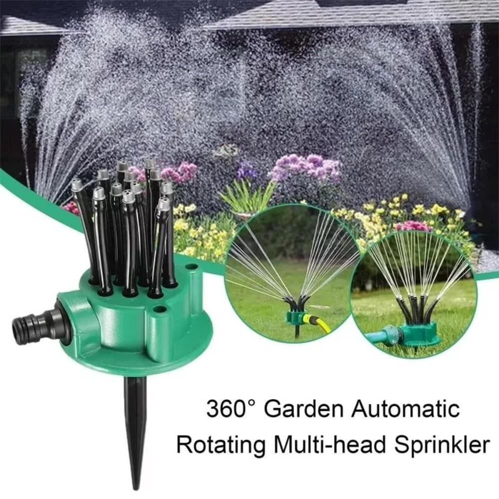Aspersor Automático De Jardim   , De Grande Área De 360 Graus , Regador Giratório Para Gramado
